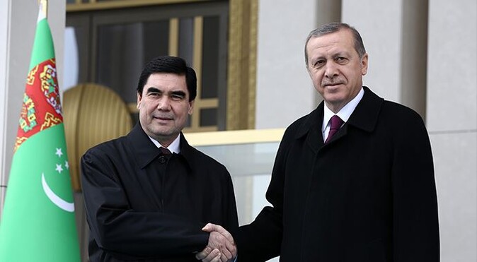 Türkmenbaşı Cumhurbaşkanlığı Sarayı&#039;nda!