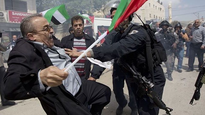 Filistinlilerin yürüyüşüne İsrail müdahalesi: 20 yaralı
