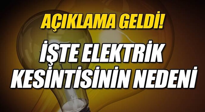 İstanbul&#039;da elektrikler ne zaman gelecek, açıklama geldi