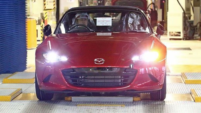 Mazda, yepyeni MX-5&#039;in üretimine başladı 