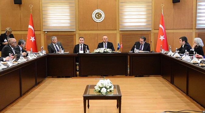 Dışişleri Bakanı Çavuşoğlu, NATO heyetini kabul etti