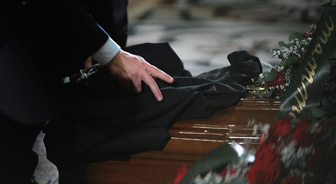 Adliye basınında hayatını kaybeden hakim ve avukat için cenaze töreni