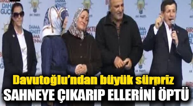 Başbakan Davutoğlu&#039;ndan büyük sürpriz!