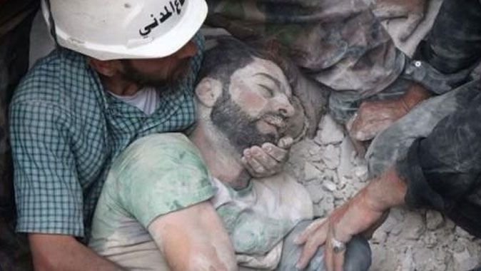 Esad yine varil bombasıyla vurdu!