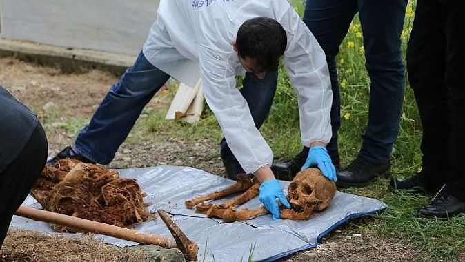 Gaziantep&#039;te çuval içerisinde insan kemikleri bulundu