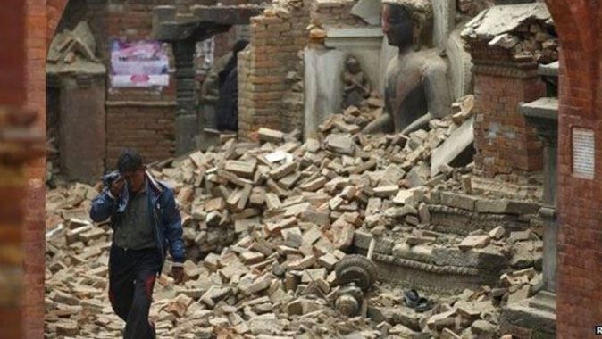 Deprem Nepal&#039;in kültürel mirasını tahrip etti