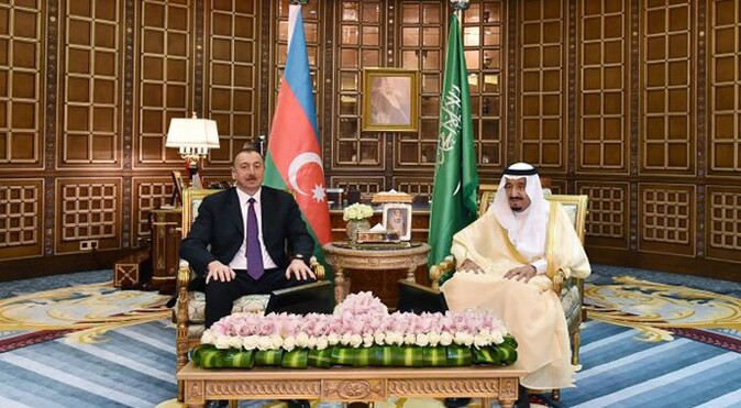 Azerbaycan Cumhurbaşkanı Aliyev Suudi Arabistan&#039;da