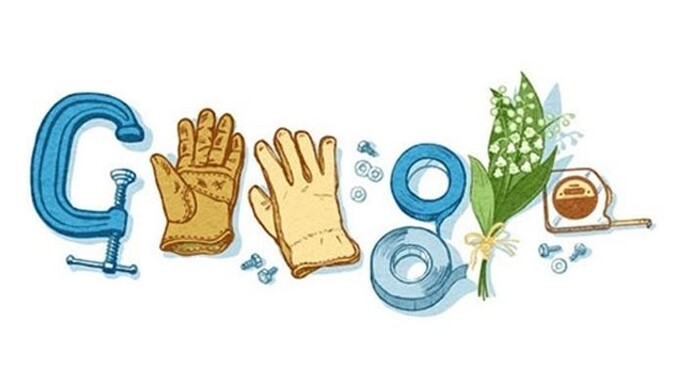 Google&#039;dan 1 Mayıs içiz doodle