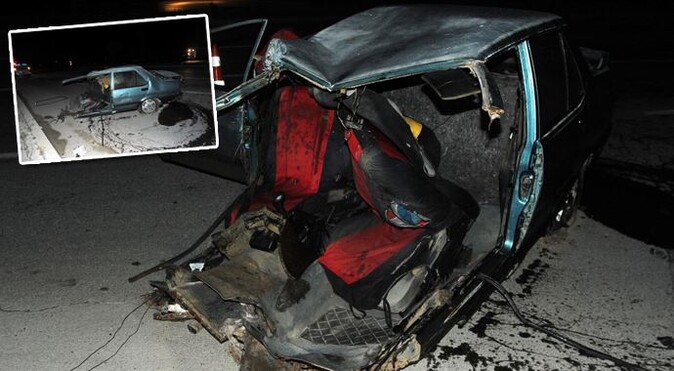 Afyonkarahisar&#039;da korkunç kaza: 2 ölü