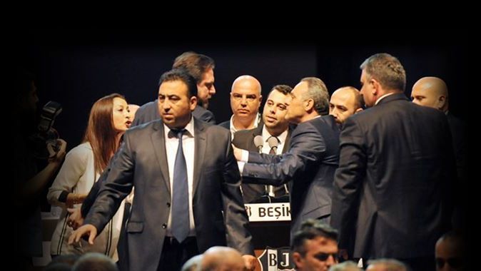 Beşiktaş kongresinde olay çıktı!