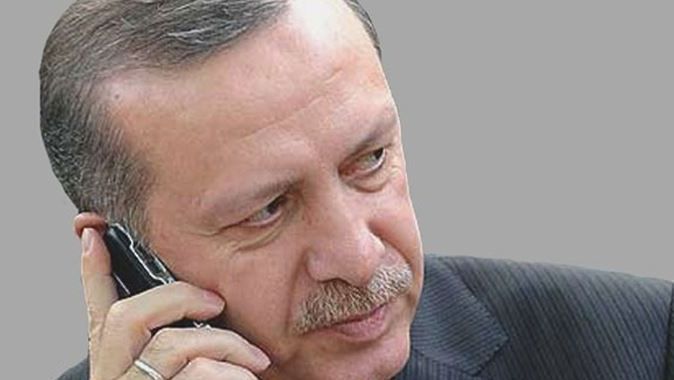 Erdoğan şehit ailesini aradı