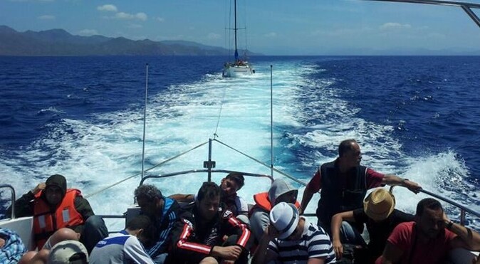Ege Denizi&#039;nde 426 kaçak kurtarıldı