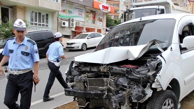 Samsun&#039;da feci kaza: yaralı