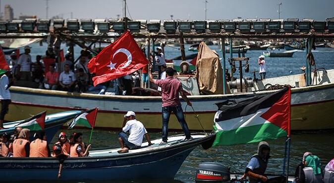Mavi Marmara Gazze&#039;de anıldı