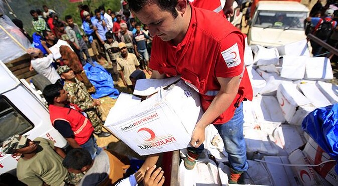 Türk Kızılayı, Nepal&#039;deki yardımlarını sürdürüyor