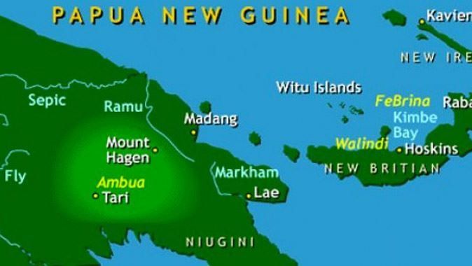 Papua Yeni Gine&#039;de 7,5 büyüklüğünde deprem