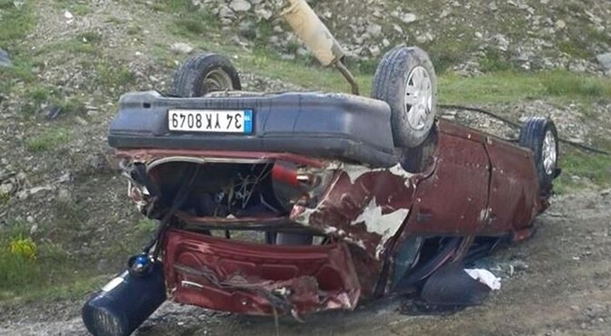 Malatya&#039;da otomobil devrildi: 1 ölü, 1 yaralı