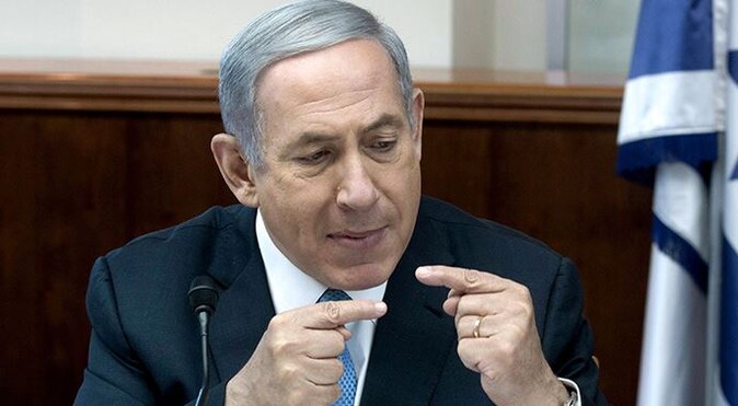 Netanyahu &#039;barış iki devletle olur&#039; dedi Filistin&#039;i suçladı