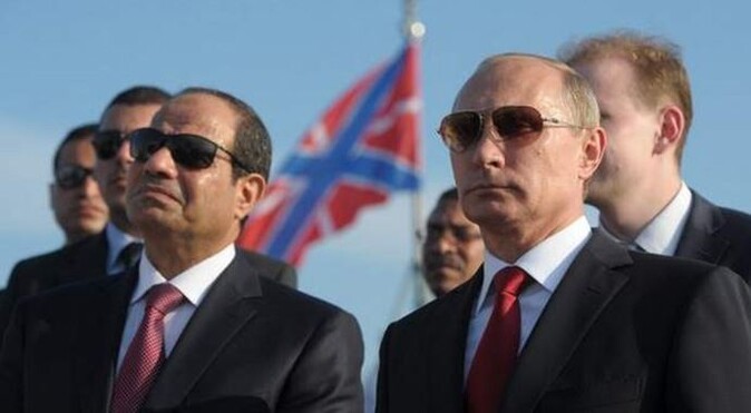 Putin ve Sisi, Akdeniz&#039;e indi