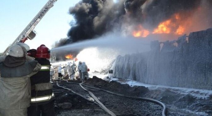 Ukrayna&#039;daki yangın hala söndürülemedi