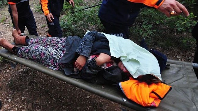 Ormanda kaybolan hamile kadın 20 saat sonra bulundu