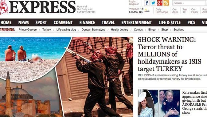 İngiliz gazetesi kirli propagandayı sürdürüyor