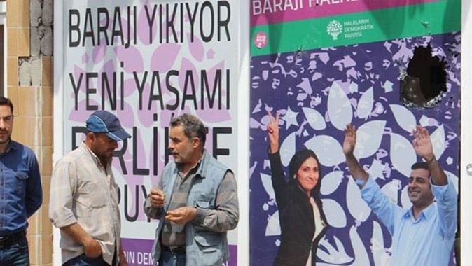 HDP seçim bürosuna silahlı saldırı iddiası