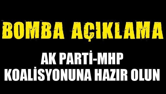 Lütfü Türkkan, &#039;AK Parti-CHP koalisyonuna hazır olun&#039;