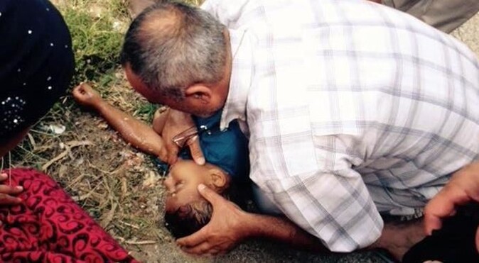 Su kanalına düşen küçük çocuk kurtarıldı
