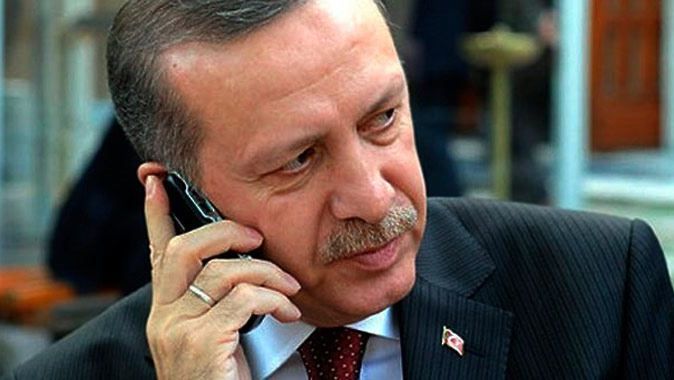 Erdoğan&#039;a sürpriz telefon