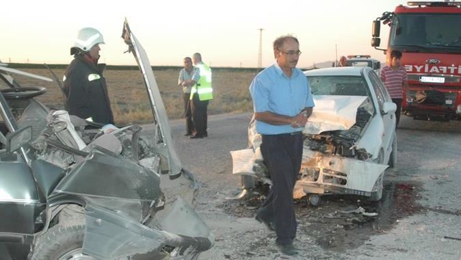 Konya&#039;da feci kaza, 1 kişi öldü 2 kişi de yaralandı