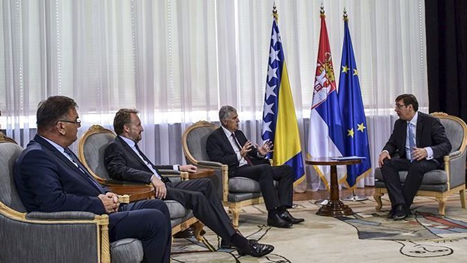 Bosna Hersek Devlet Başkanlığı Konseyi üyeleri Sırbistan&#039;da