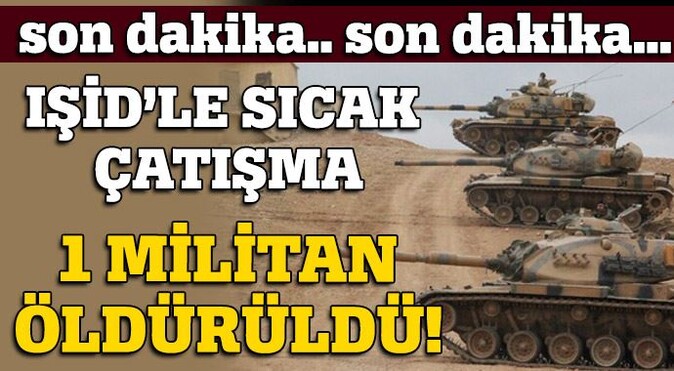 Türkiye IŞİD mevzilerini vuruyor