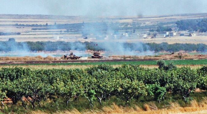 IŞİD&#039;le sınırda ilk sıcak çatışma