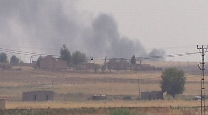 IŞİD PYD mevzilerini bombaladı