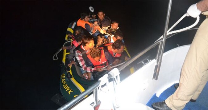 Ege Denizi&#039;nde 705 kaçak göçmen kurtarıldı