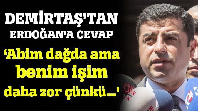 Demirtaş&#039;tan Recep Tayyip Erdoğan&#039;a cevap!