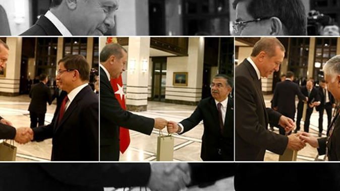 İşte Erdoğan&#039;ın  Davutoğlu, Yılmaz ve Özel&#039;e hediyesi