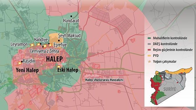 Muhaliflerin Halep&#039;teki operasyonu sürüyor