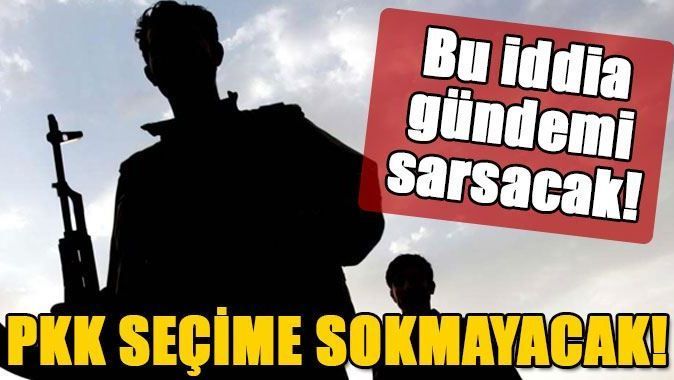 PKK, HDP&#039;yi seçimlere sokmayacak!