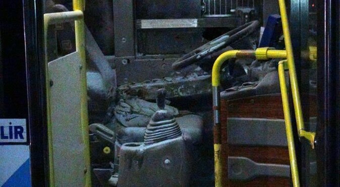 Şanlıurfa&#039;da belediye otobüsüne saldırı