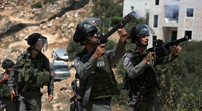 İşgalci İsrail güçleri, Filistinlilere saldırdı