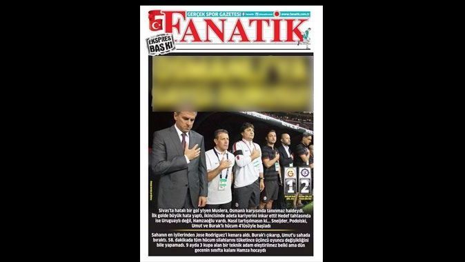 Galatasaray maçı sonrası Fanatik&#039;ten tepki çeken manşet
