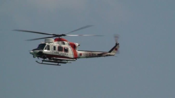 Şile&#039;de boğuldu, cesedi helikopterle çıkarıldı
