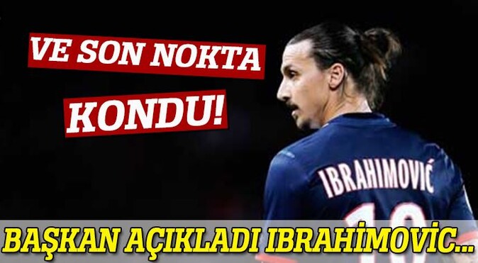 Dursun Özbek&#039;ten Ibrahimovic açıklaması