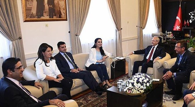 Kılıçdaroğlu HDP Eş Genel başkanlarıyla görüştü