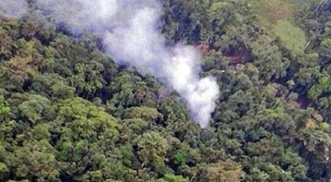 Kolombiya&#039;da askeri helikopter düştü: 15 ölü