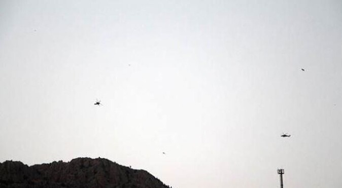 Şırnak&#039;ta Atak helikopterleri ve komando timi harekete geçti!