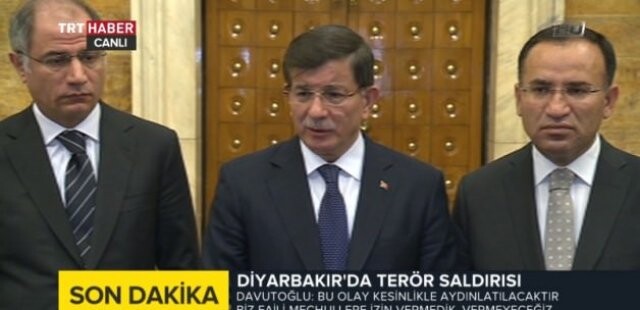 Başbakan Davutoğlu: iki ihtimal var