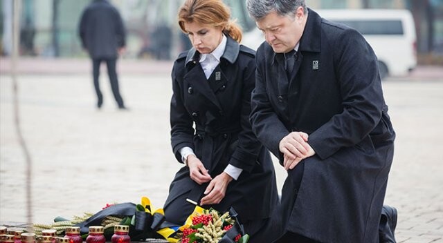 Kiev’de Holodomor kurbanları anıldı